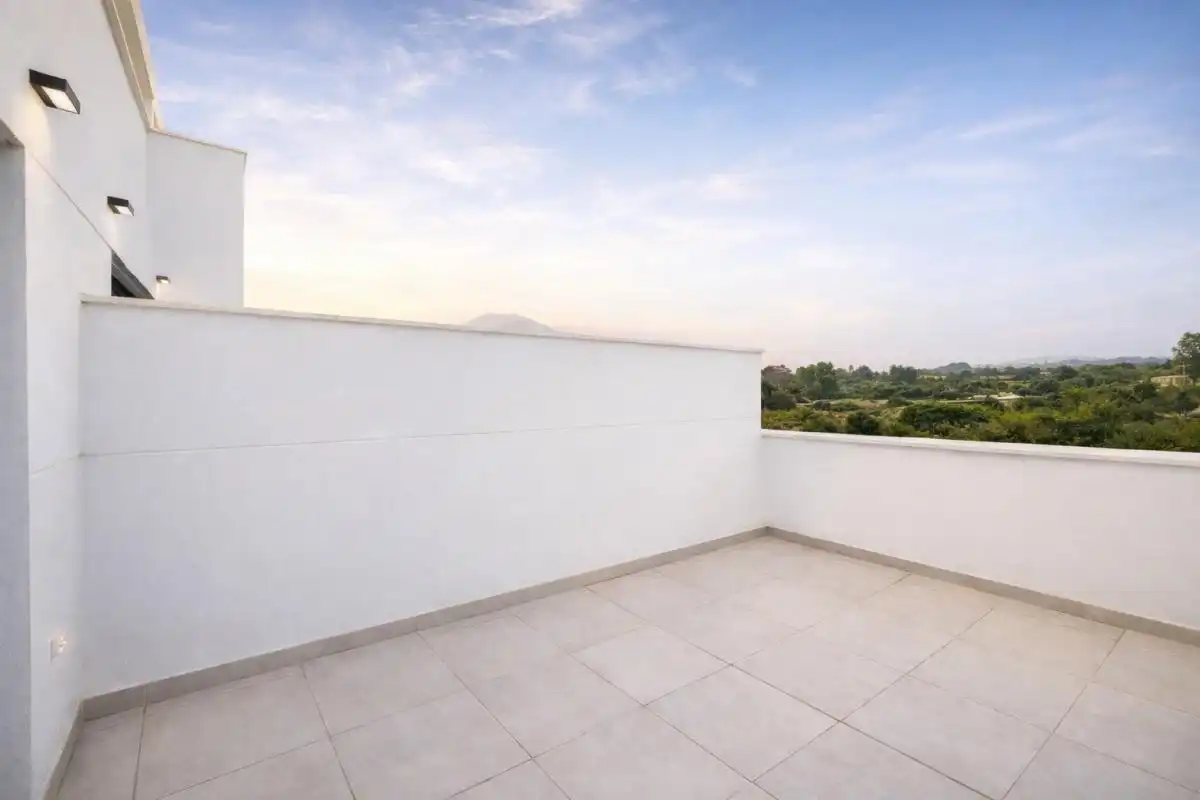 Terrace of Flat for sale in Estepona  with Air Conditioner, Heating and Private garden