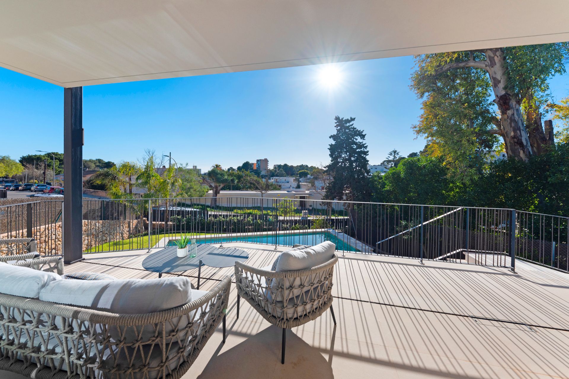 Terrassa de Casa o xalet en venda en  Palma de Mallorca amb Aire condicionat, Calefacció i Jardí privat