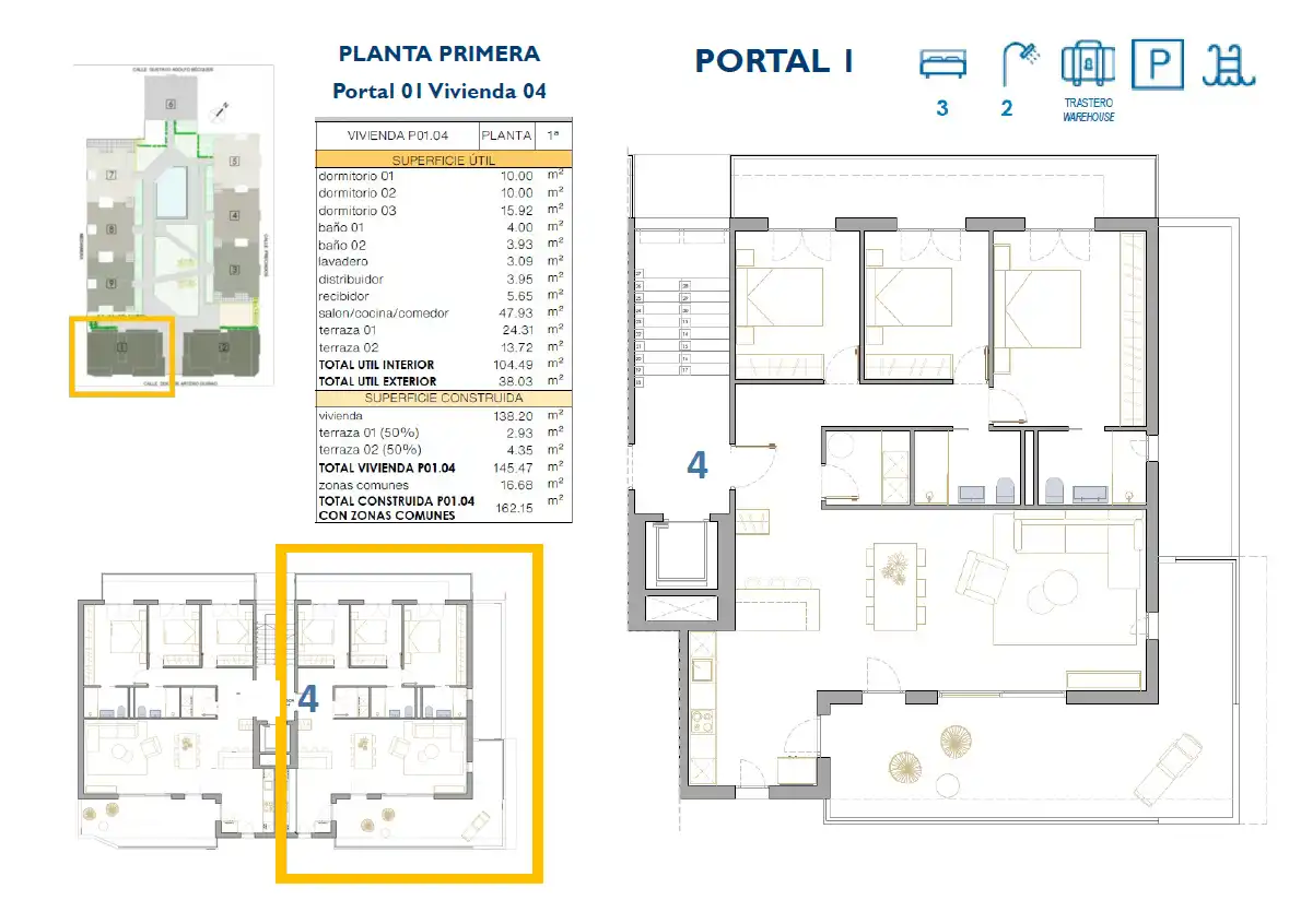 Appartement compact avec piscine à vendre à San Pedro del Pinatar, imagen 21