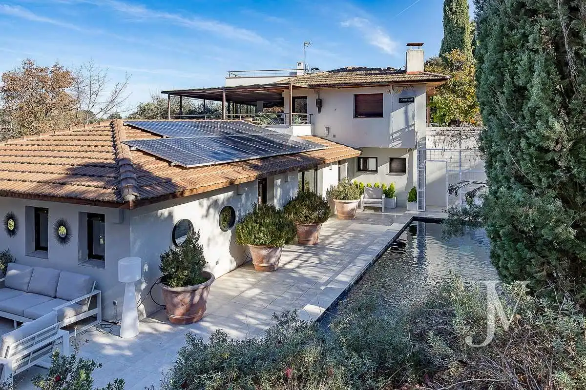 Vista exterior de Casa o chalet en venta en Ciudalcampo con Aire acondicionado, Calefacción y Jardín privado