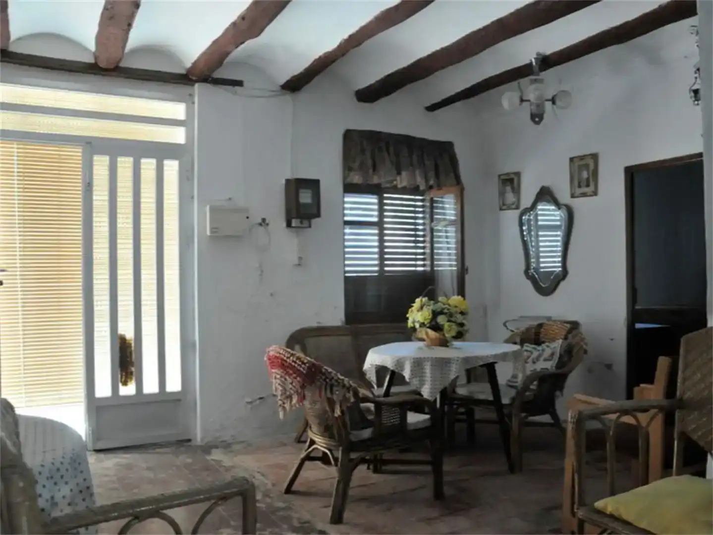 Comedor de Casa adosada en venta en Simat de la Valldigna con Jardín privado, Trastero y Amueblado