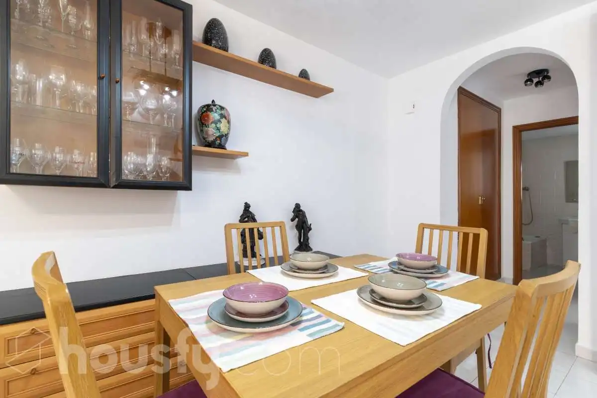 Dining room of Detached homes for rent in Benicasim / Benicàssim  with Air Conditioner, Heating and Terrace