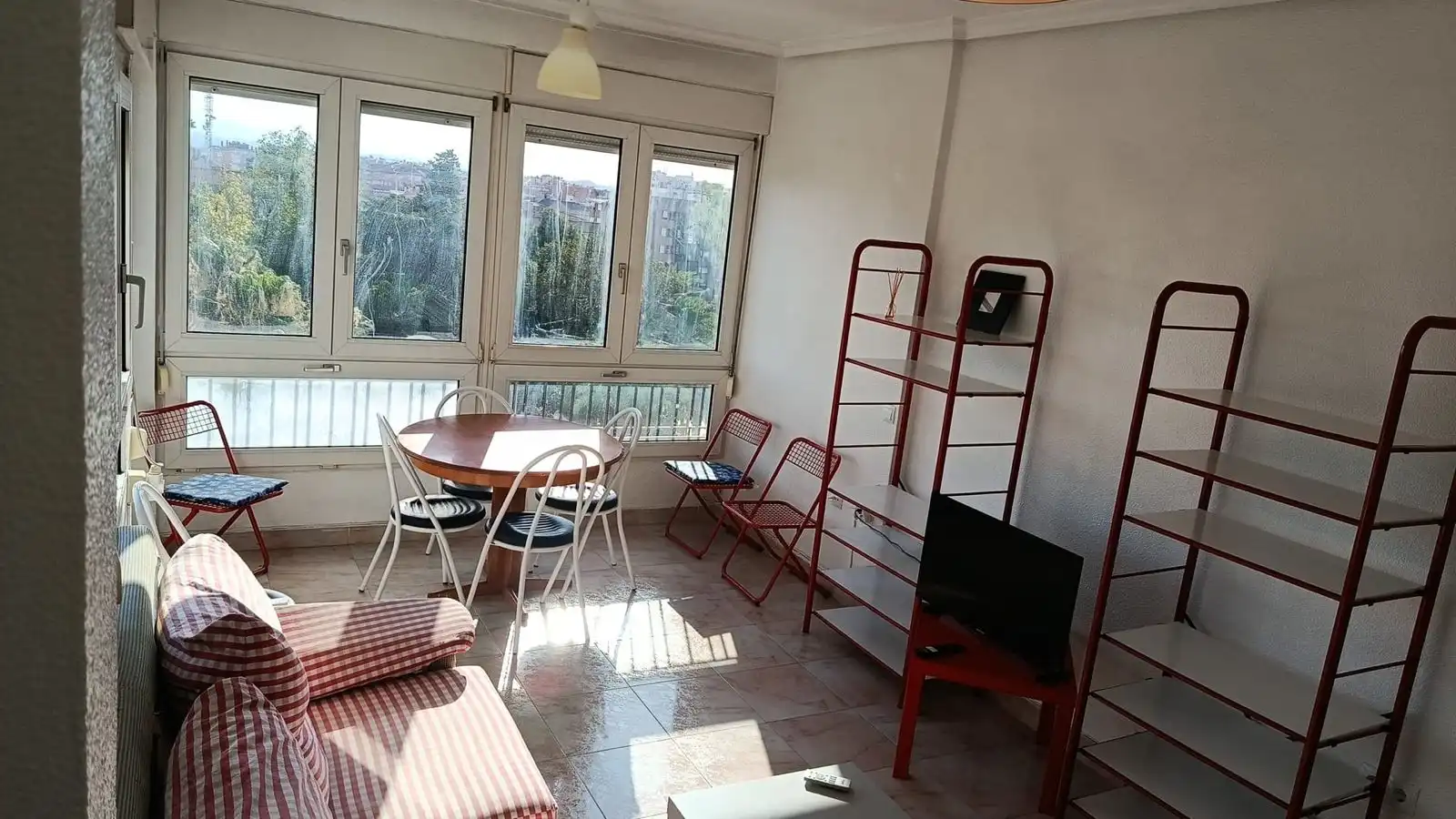 Sala d'estar de Pis de lloguer en Murcia amb Aire condicionat, Calefacció i Moblat