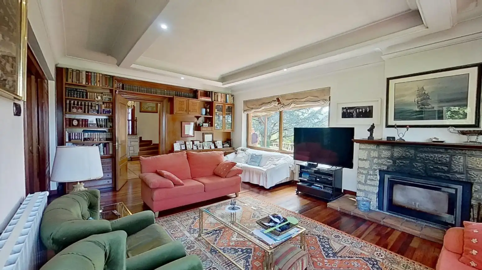 Living room of Houses for sale in Torrelavega   with Heating, Parquet flooring and Terrace