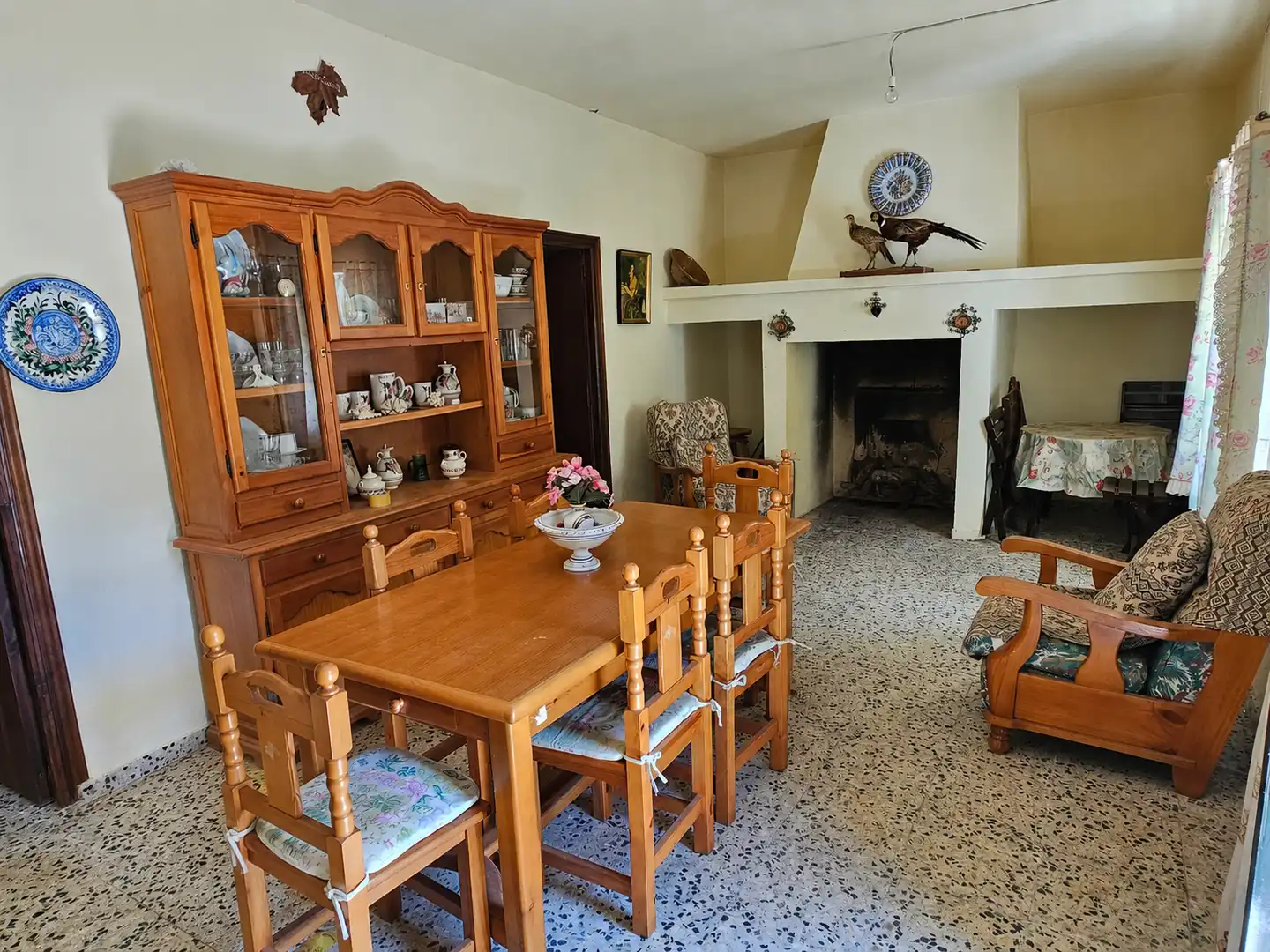 Dining room of Country homes for sale in Cazalla de la Sierra  with Swimming Pool