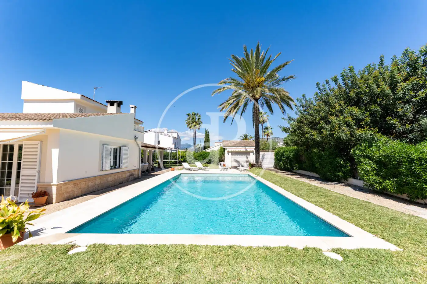 Swimming pool of Houses for sale in Bunyola  with Air Conditioner, Heating and Private garden