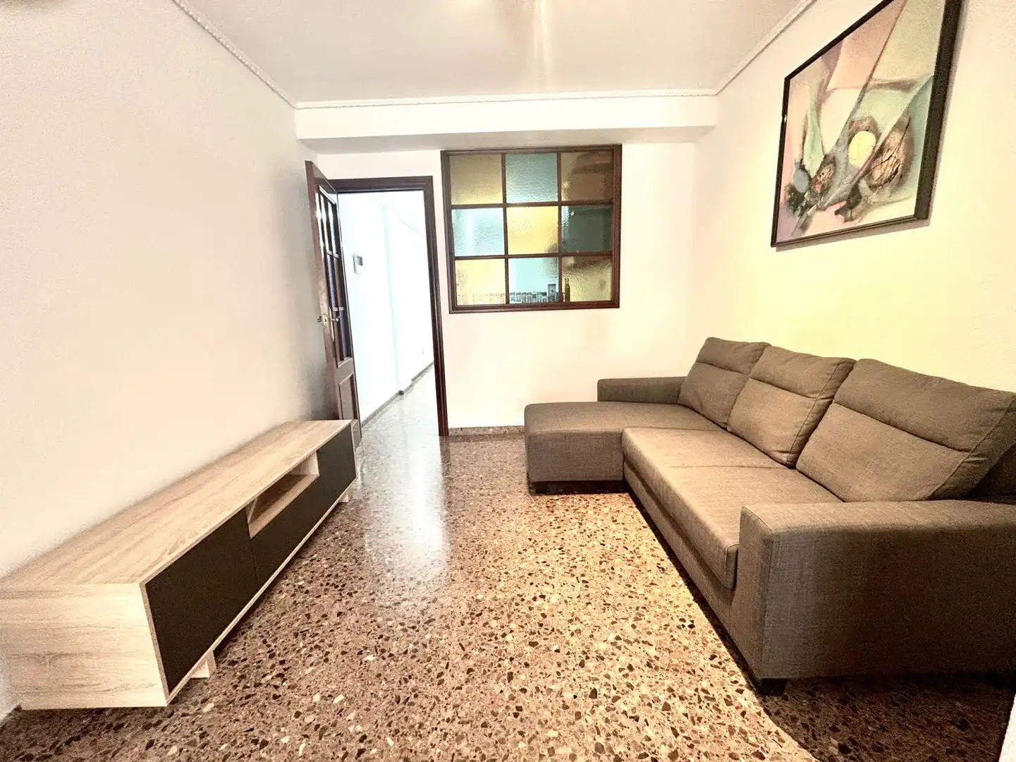 Sala de estar de Piso de alquiler en Aldaia con Aire acondicionado, Terraza y Amueblado