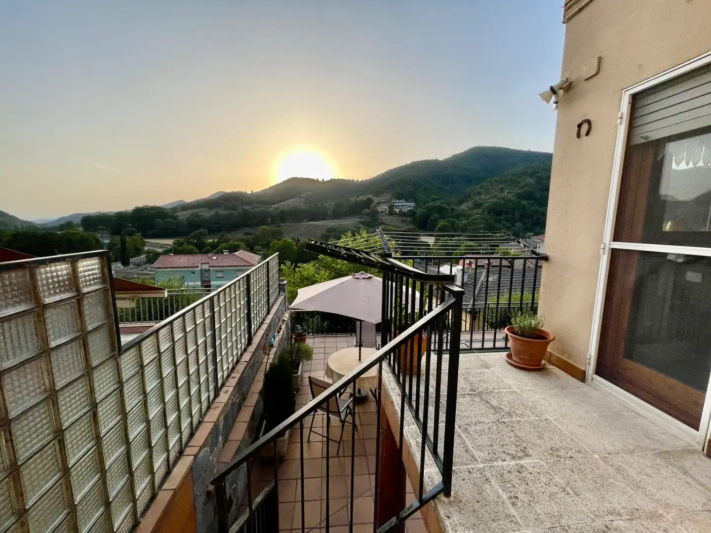 Terraza de Casa o chalet en venta en Sant Pau de Segúries con Aire acondicionado, Jardín privado y Terraza