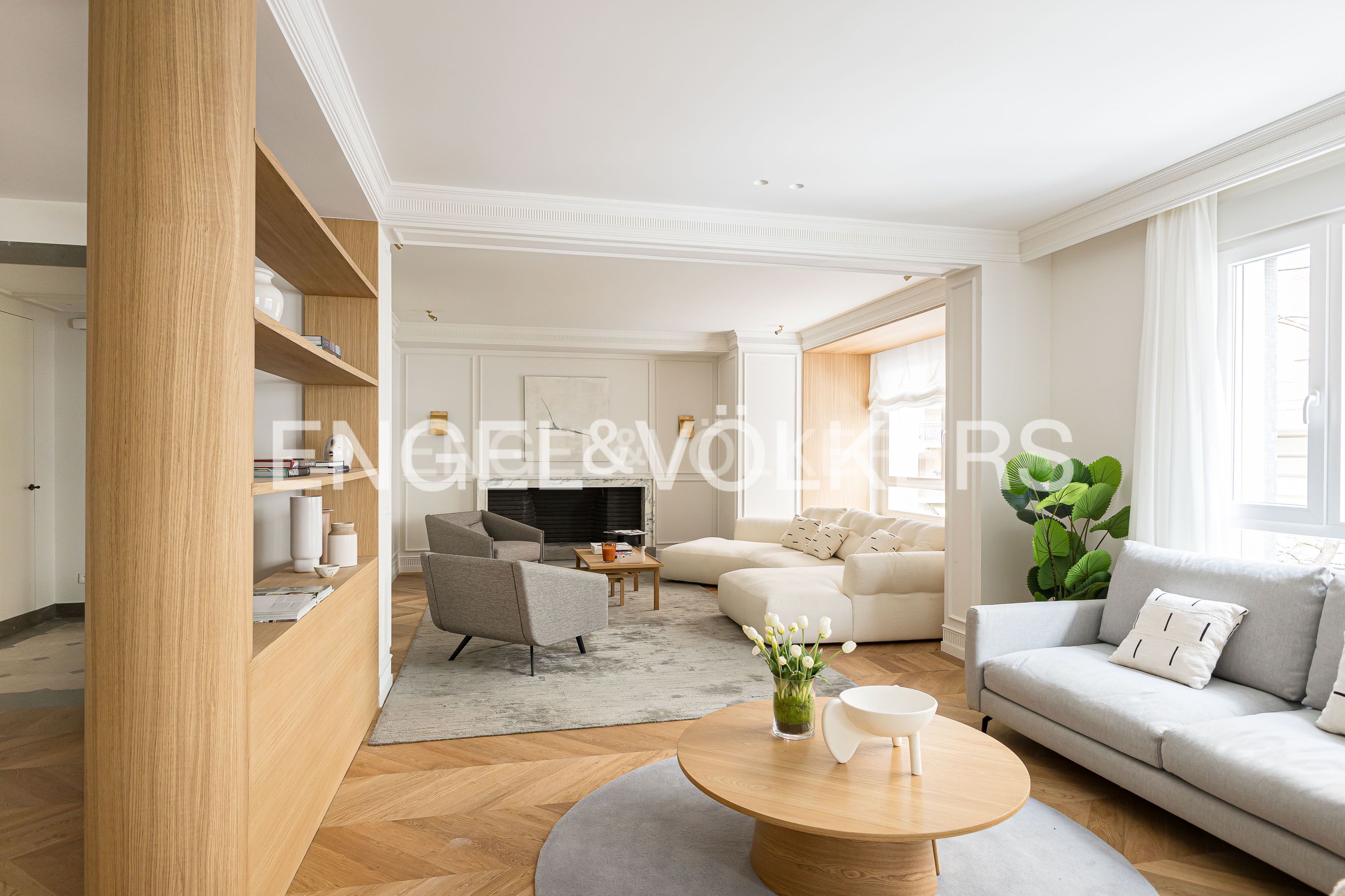 Sala d'estar de Pis en venda en  Madrid Capital amb Aire condicionat, Calefacció i Terrassa