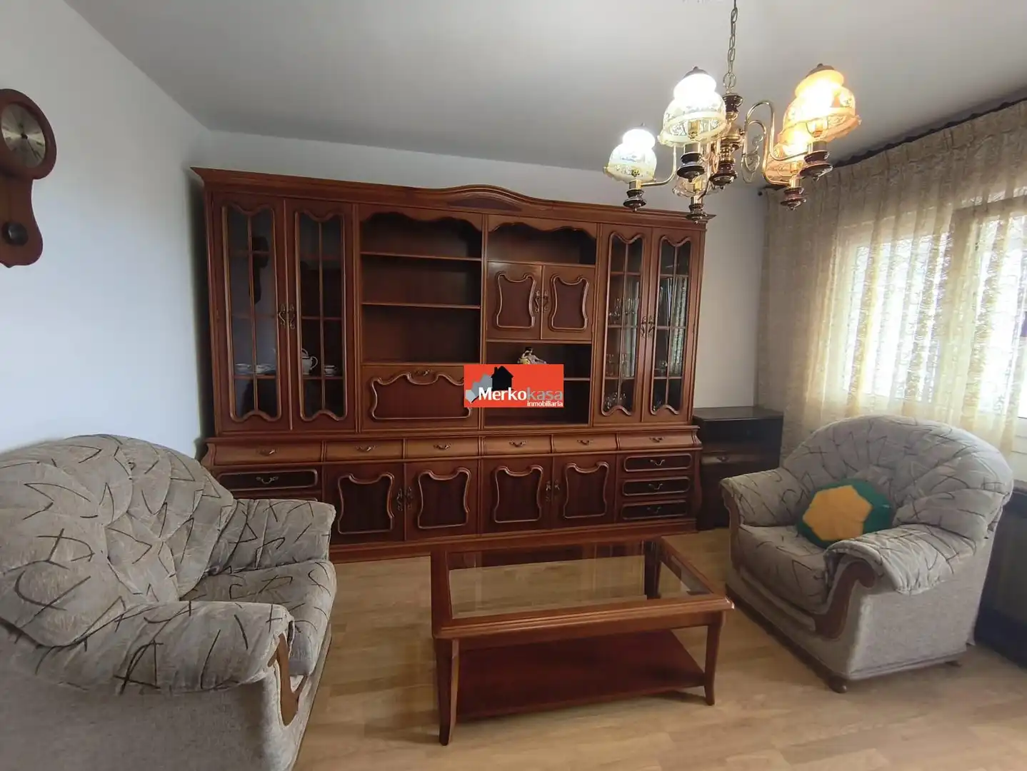 Sala de estar de Piso en venta en Lugo con Calefacción, Amueblado y Balcón