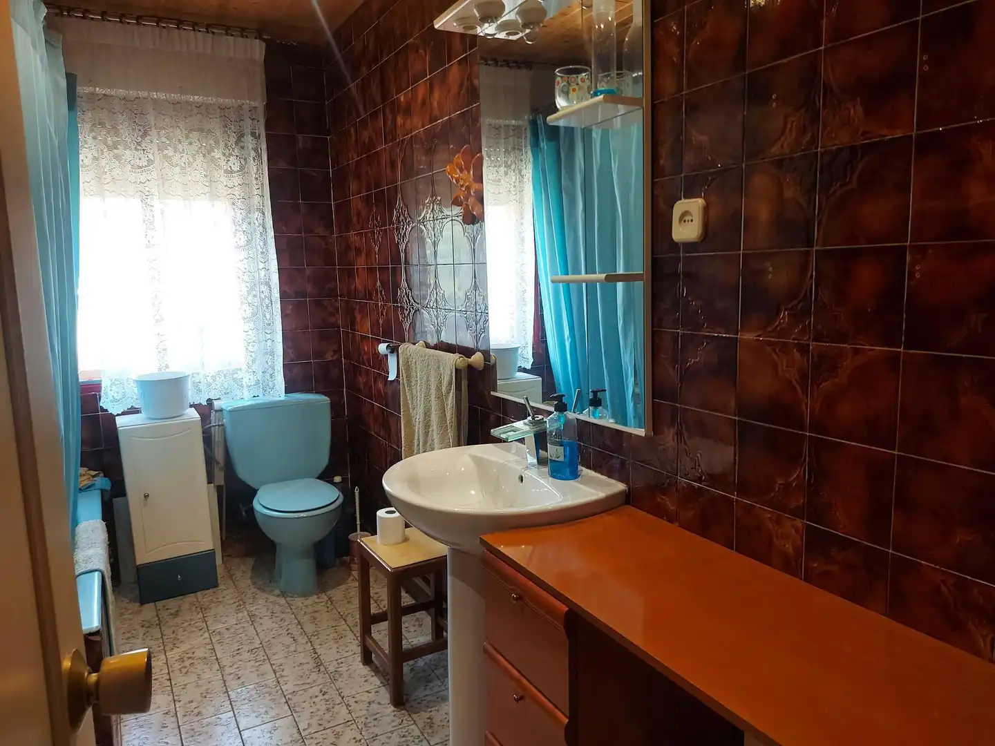 Baño de Casa o chalet en venta en Navas del Rey con Aire acondicionado, Calefacción y Jardín privado