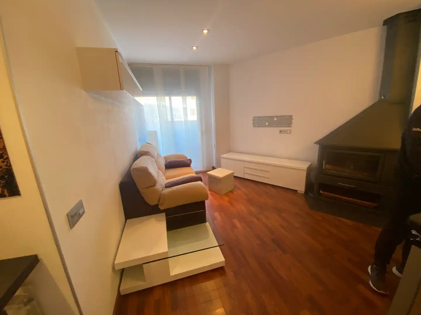 Sala d'estar de Apartament en venda en Lleida amb Aire condicionat, Calefacció i Parquet
