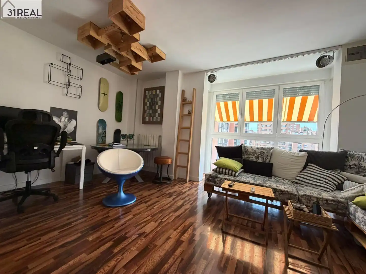 Sala de estar de Piso en venta en Madrid con Aire acondicionado, Calefacción y Amueblado