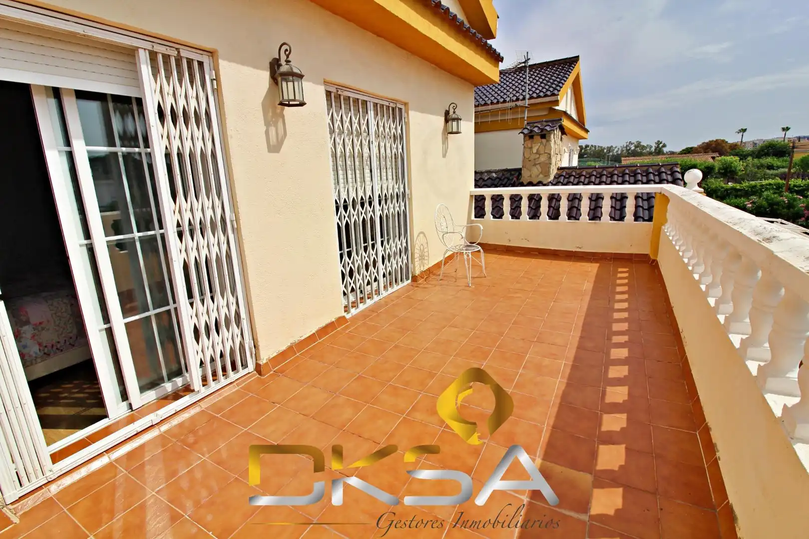 Terrace of Houses for sale in Castellón de la Plana / Castelló de la Plana  with Air Conditioner, Heating and Private garden