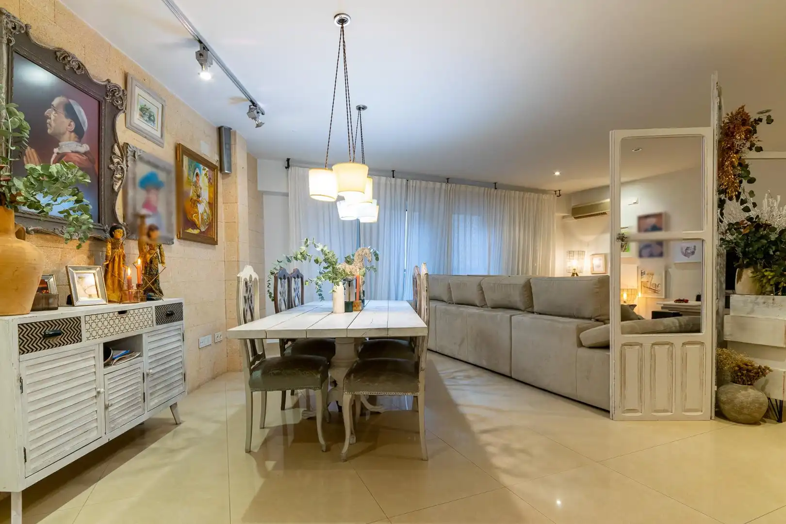 Sala de estar de Piso en venta en Crevillent con Aire acondicionado, Terraza y Trastero