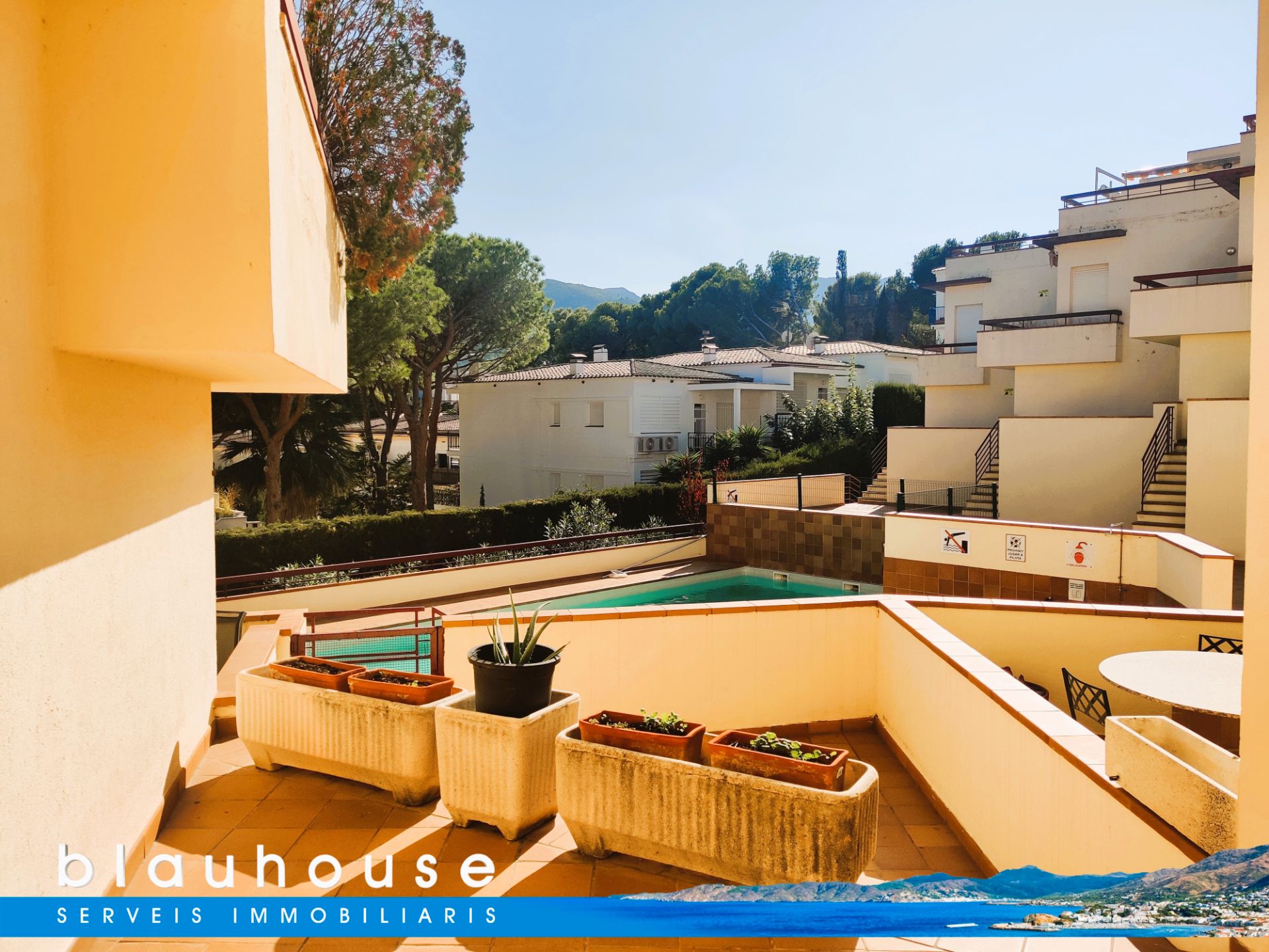 Exterior view of Single-family semi-detached for sale in Llançà  with Heating, Terrace and Storage room