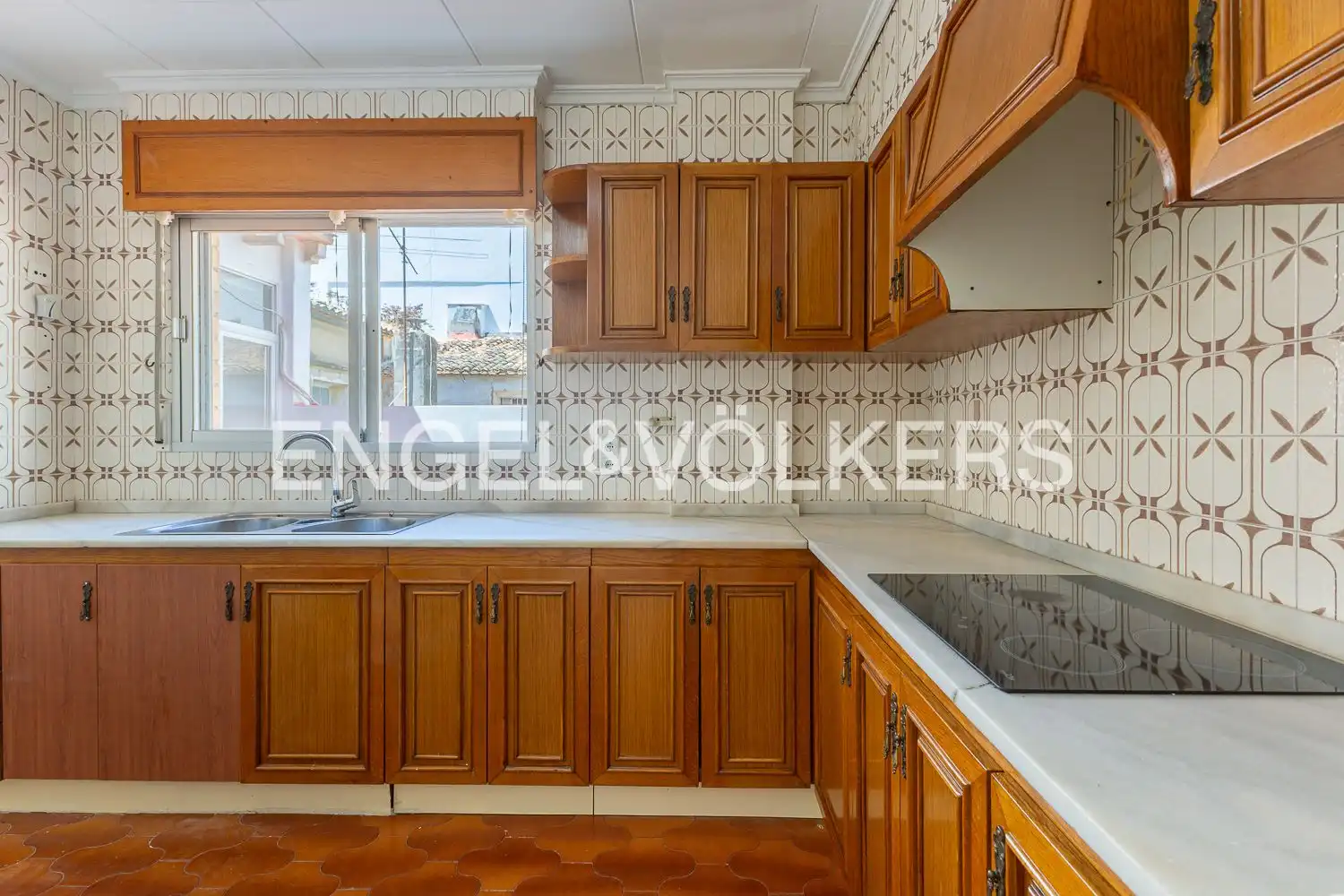 Cuina de Casa adosada de lloguer en El Verger amb Aire condicionat, Calefacció i Terrassa
