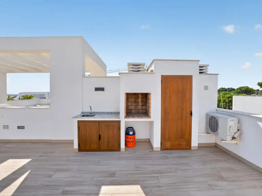 Terrace of Attic for sale in Torrevieja  with Air Conditioner, Heating and Furnished