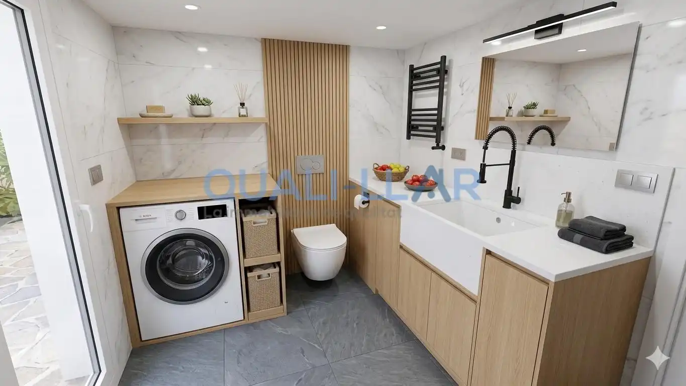 Bathroom of Houses for sale in Sant Feliu de Llobregat  with Terrace