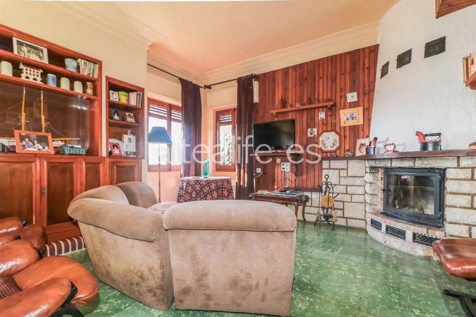Living room of Houses for sale in Altea  with Air Conditioner, Terrace and Swimming Pool