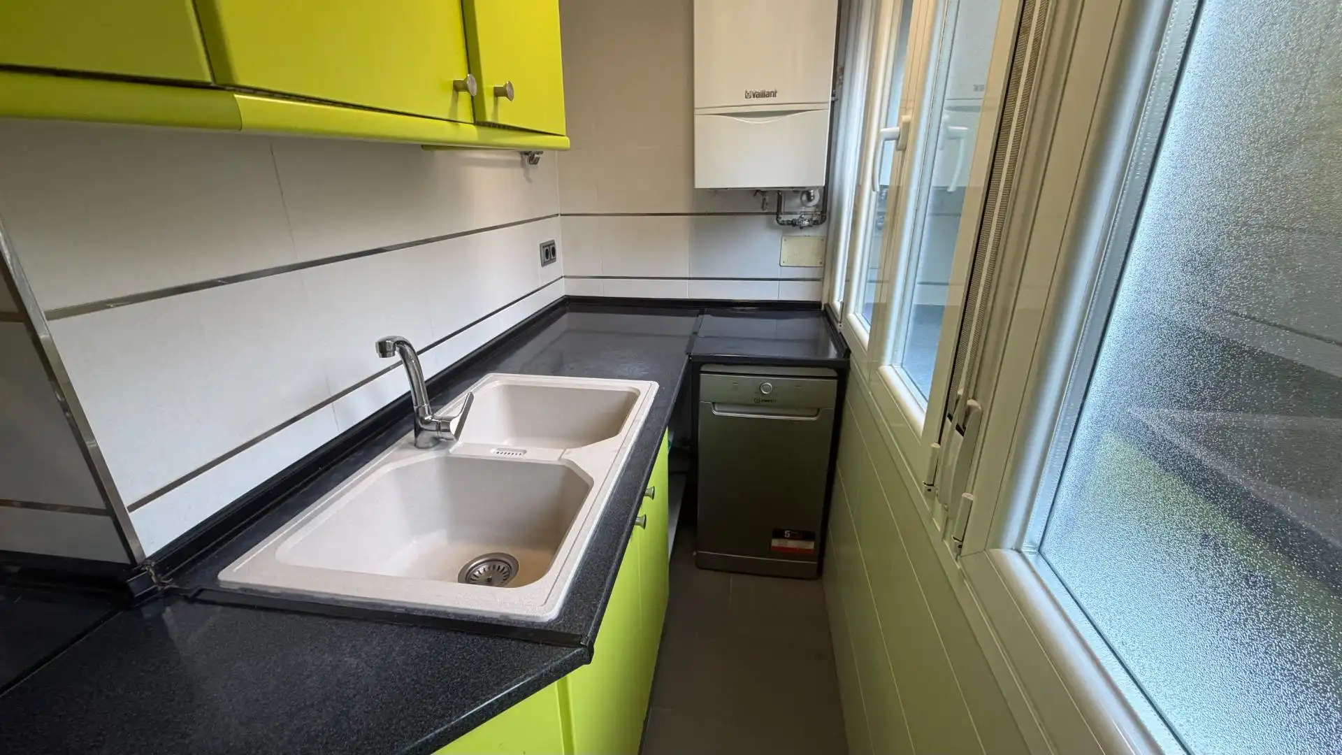 Küche von Wohnung zur Miete in Madrid mit Klimaanlage, Heizung und Möbliert