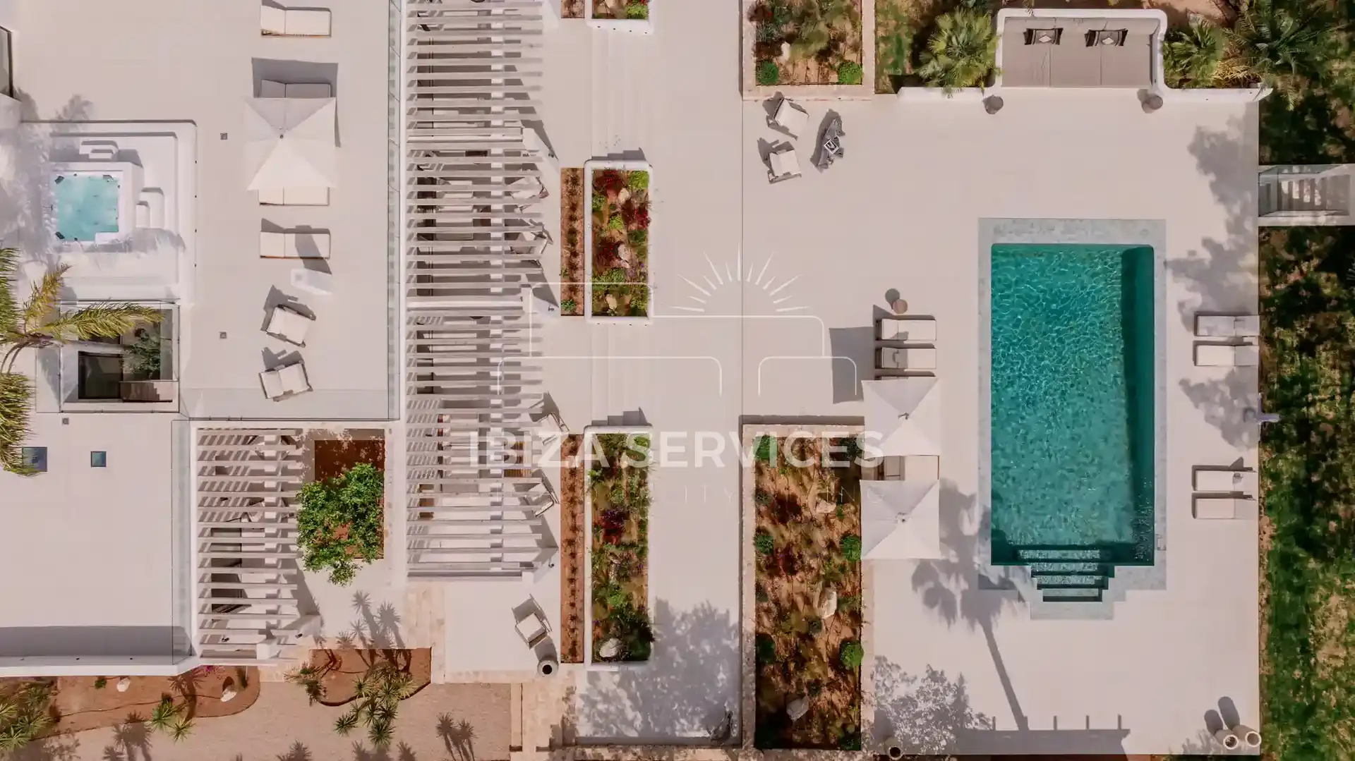 Terrasse von Haus oder Chalet zum Verkauf in Santa Eulària des Riu mit Klimaanlage und Schwimmbad