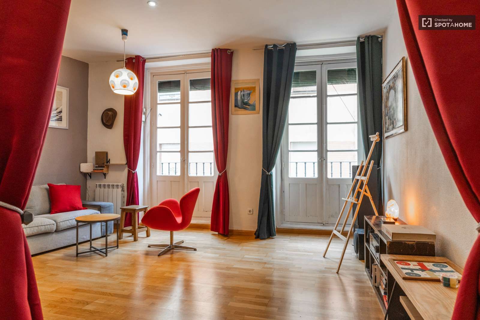 Sala d'estar de Apartament per a compartir en  Madrid Capital amb Aire condicionat, Calefacció i Terrassa