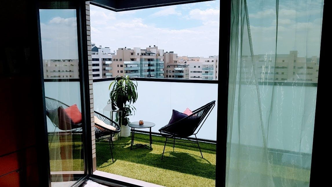 Balcony of Flat to rent in Rivas-Vaciamadrid  with Air Conditioner, Heating and Oven