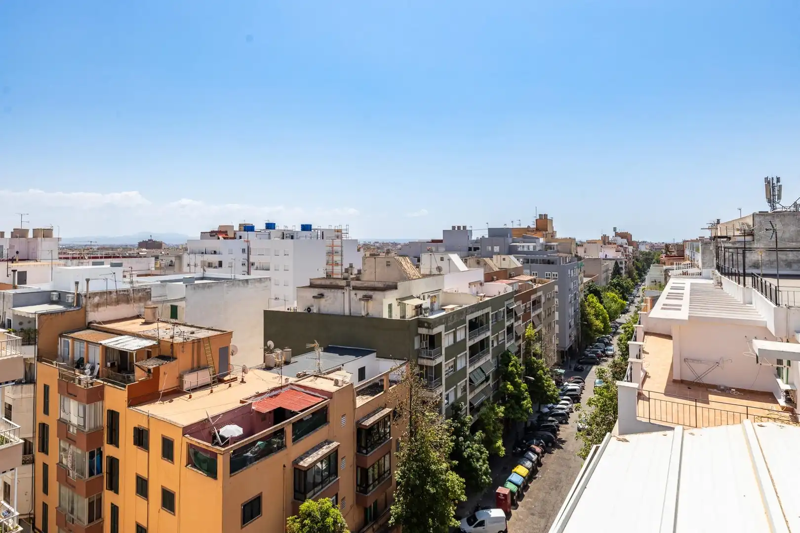 Vista exterior de Àtic en venda en  Palma de Mallorca amb Calefacció, Terrassa i Traster