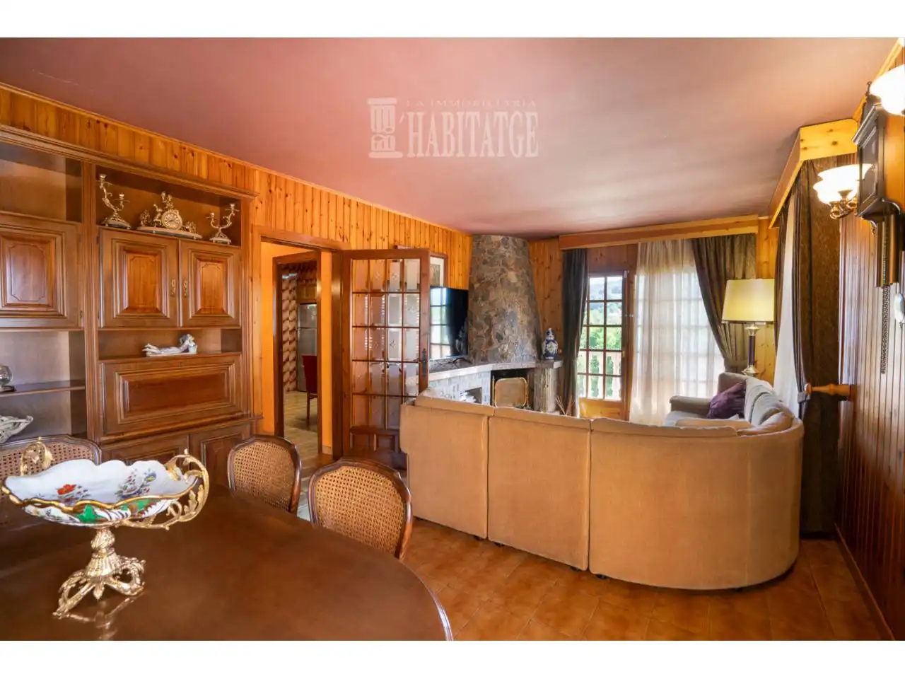 Sala d'estar de Casa o xalet en venda en Les Masies de Voltregà amb Calefacció i Jardí privat