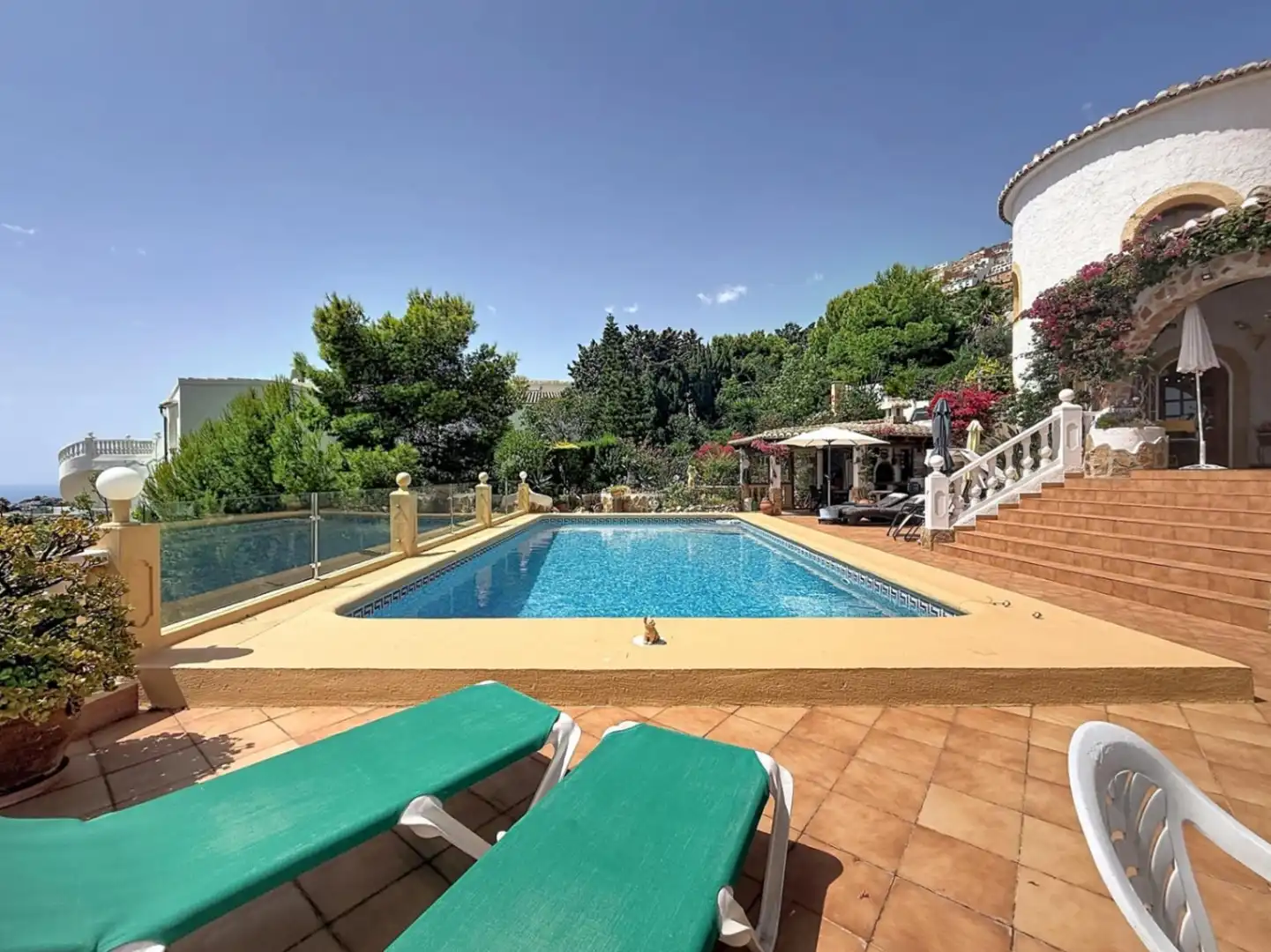 Piscina de Casa o chalet en venta en Benitachell / El Poble Nou de Benitatxell con Aire acondicionado, Calefacción y Jardín privado