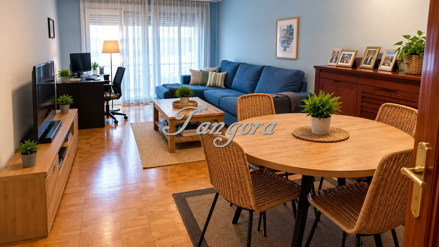 Sala de estar de Piso en venta en Getxo  con Calefacción, Parquet y Terraza