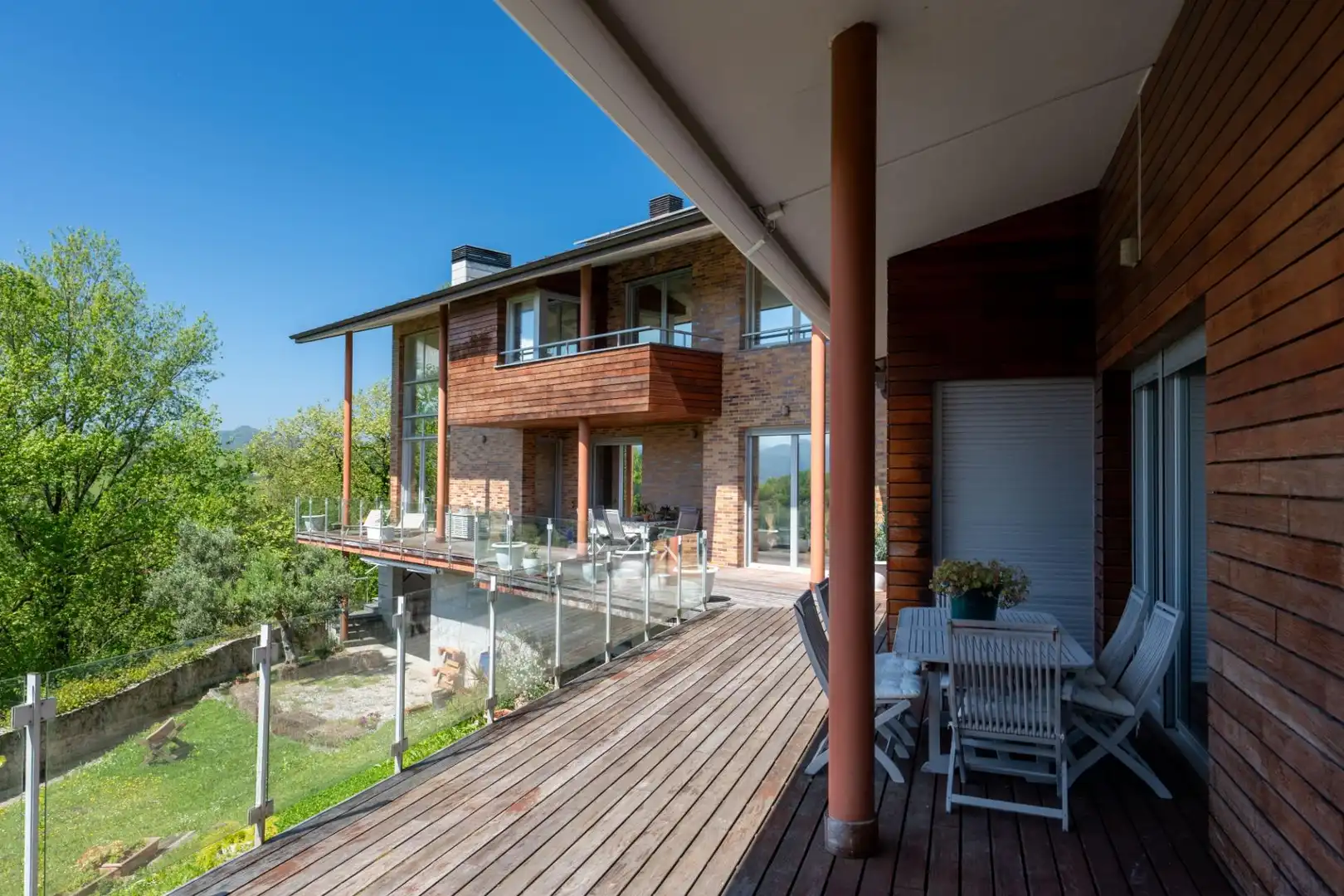 Terraza de Casa adosada en venta en Donostia - San Sebastián  con Calefacción, Jardín privado y Terraza