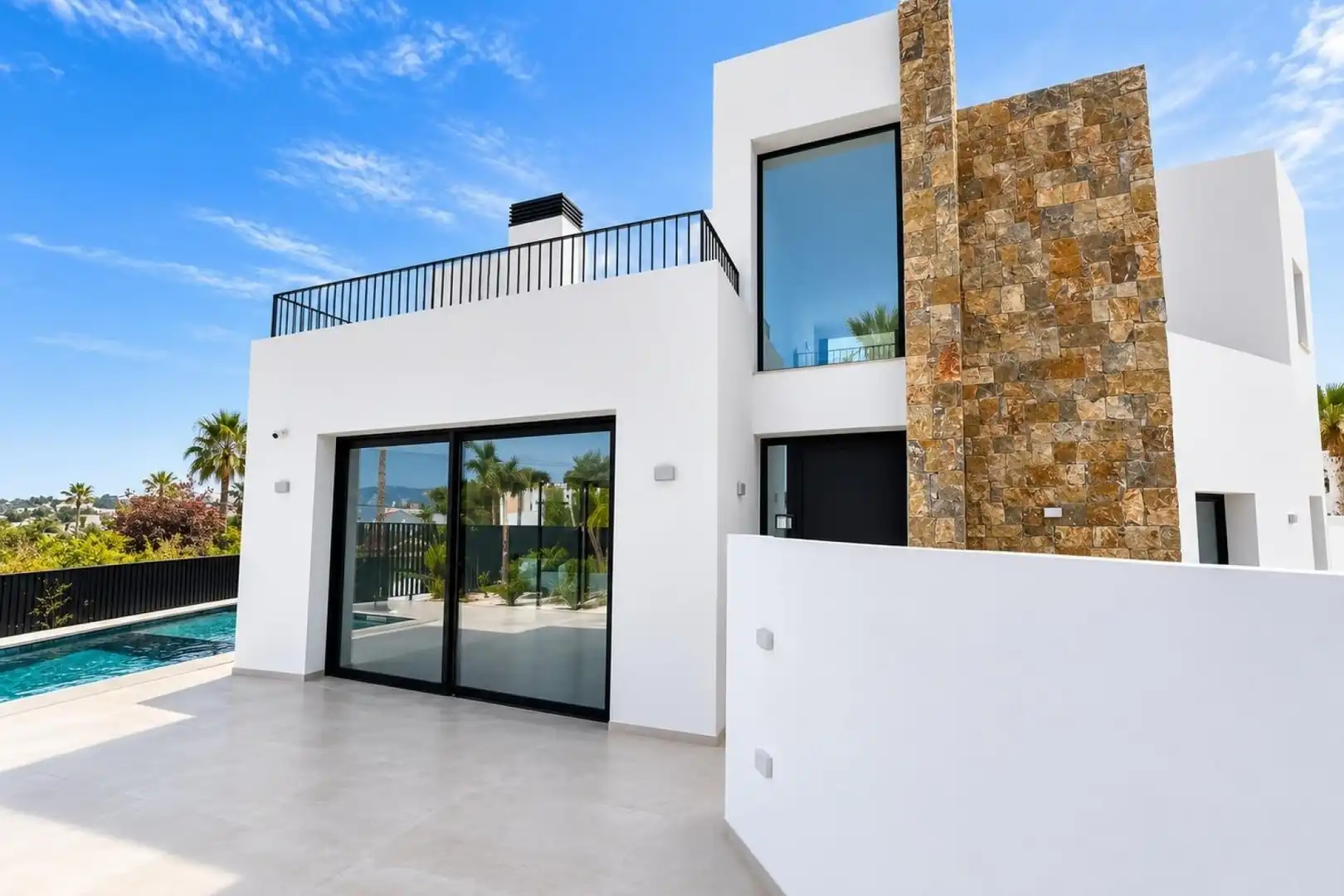 Vista exterior de Casa o chalet en venta en L'Alfàs del Pi con Aire acondicionado, Calefacción y Terraza