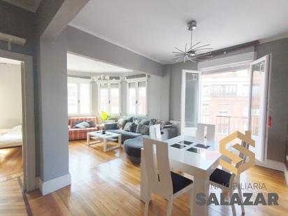 Living room of Flat for sale in Bilbao   with Heating, Terrace and Balcony