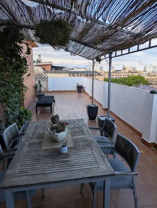 Terrasse von Dachboden zum Verkauf in Sagunto / Sagunt mit Klimaanlage, Terrasse und Abstellraum