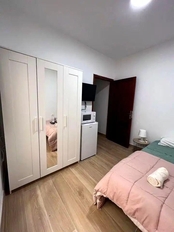 Schlafzimmer von Wohnung zur untervermieten in San Cristóbal de la Laguna mit Möbliert und Balkon