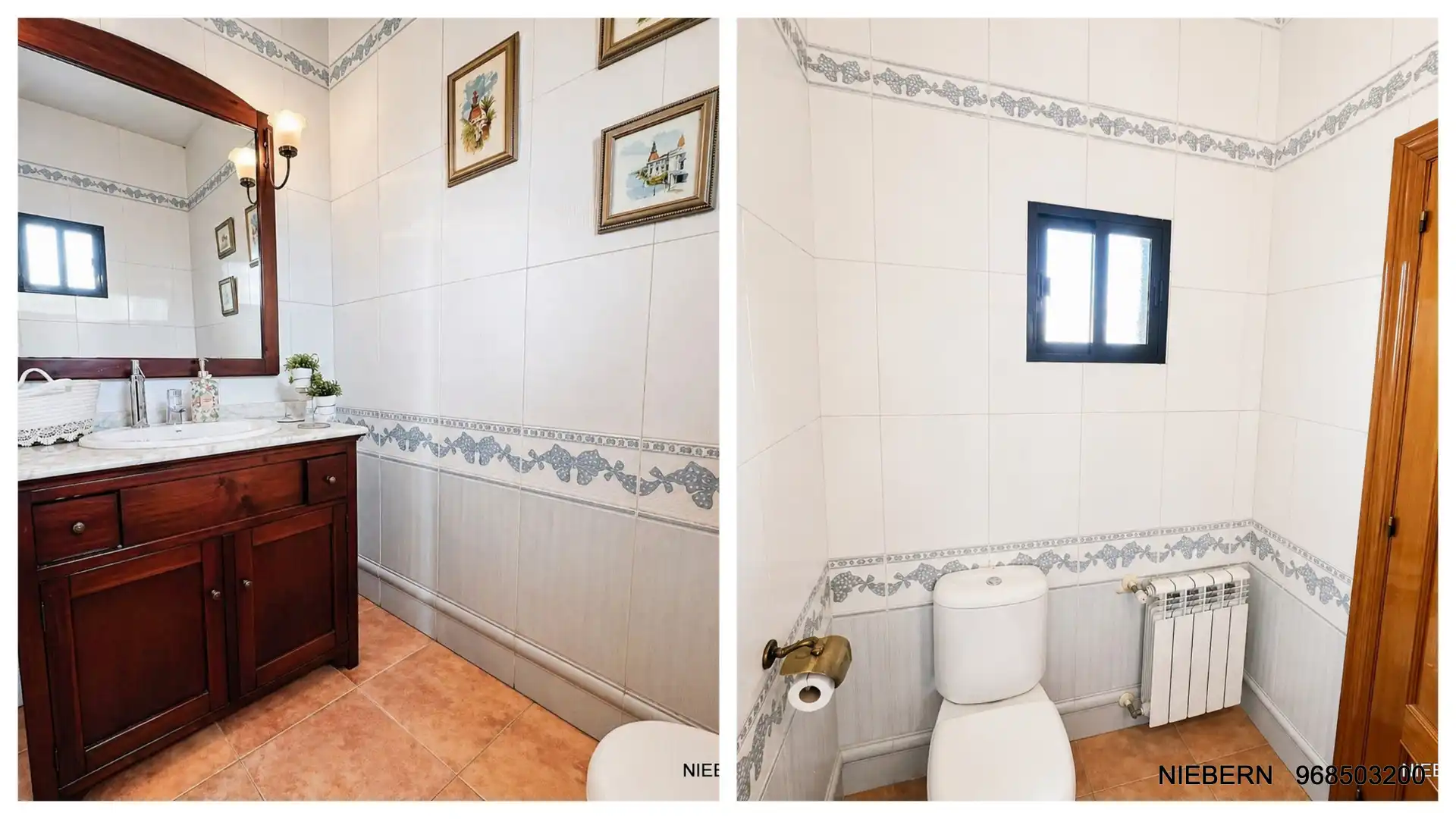 Baño de Casa o chalet en venta en Cartagena con Aire acondicionado, Calefacción y Jardín privado