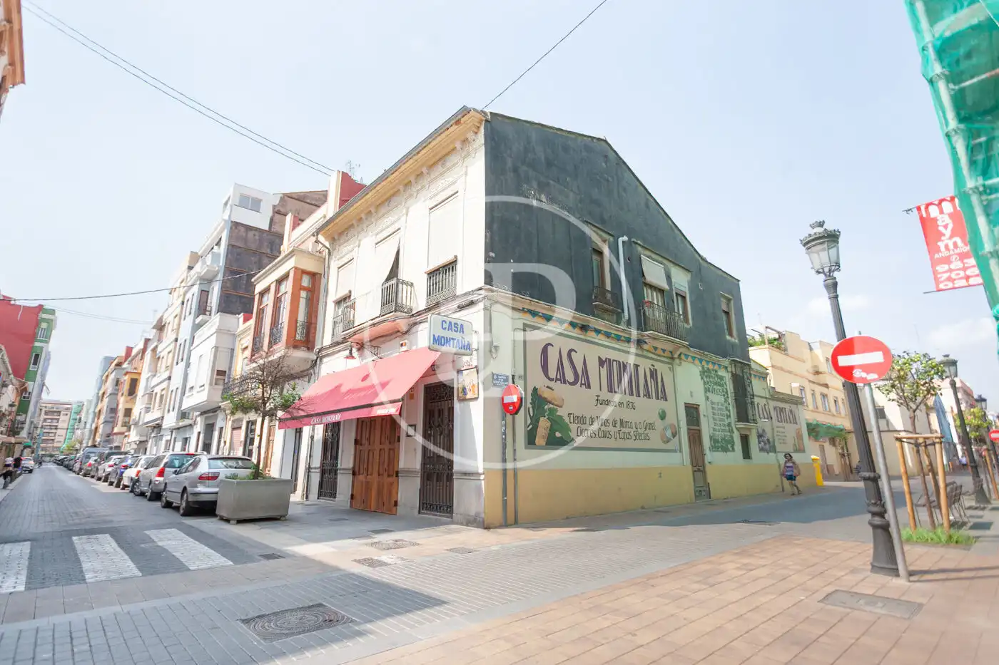 Außenansicht von Wohnung zur Miete in Valencia mit Klimaanlage, Heizung und Terrasse