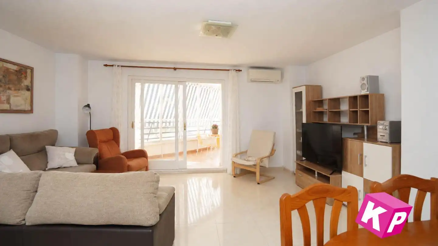 Wohnzimmer von Wohnung zum Verkauf in Santa Pola mit Klimaanlage, Terrasse und Möbliert