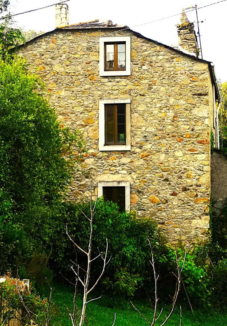Vista exterior de Finca rústica en venda en Ourol amb Calefacció, Jardí privat i Parquet