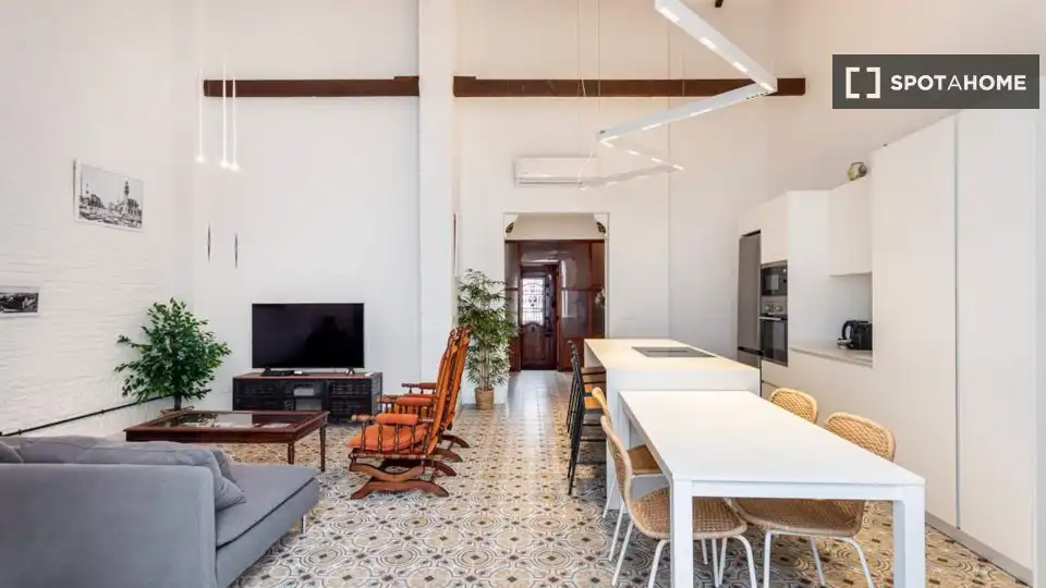 Comedor de Piso de alquiler en Valencia con Aire acondicionado, Calefacción y Amueblado