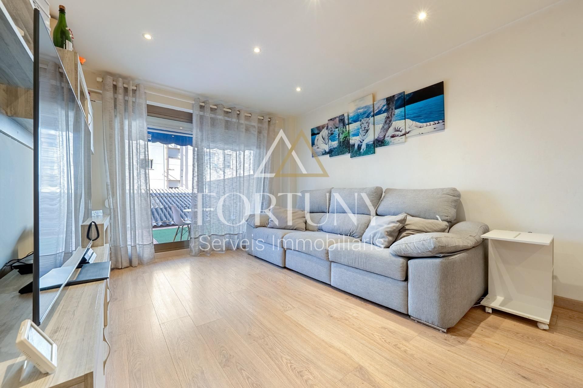 Living room of Flat for sale in Reus  with Air Conditioner, Heating and Parquet flooring