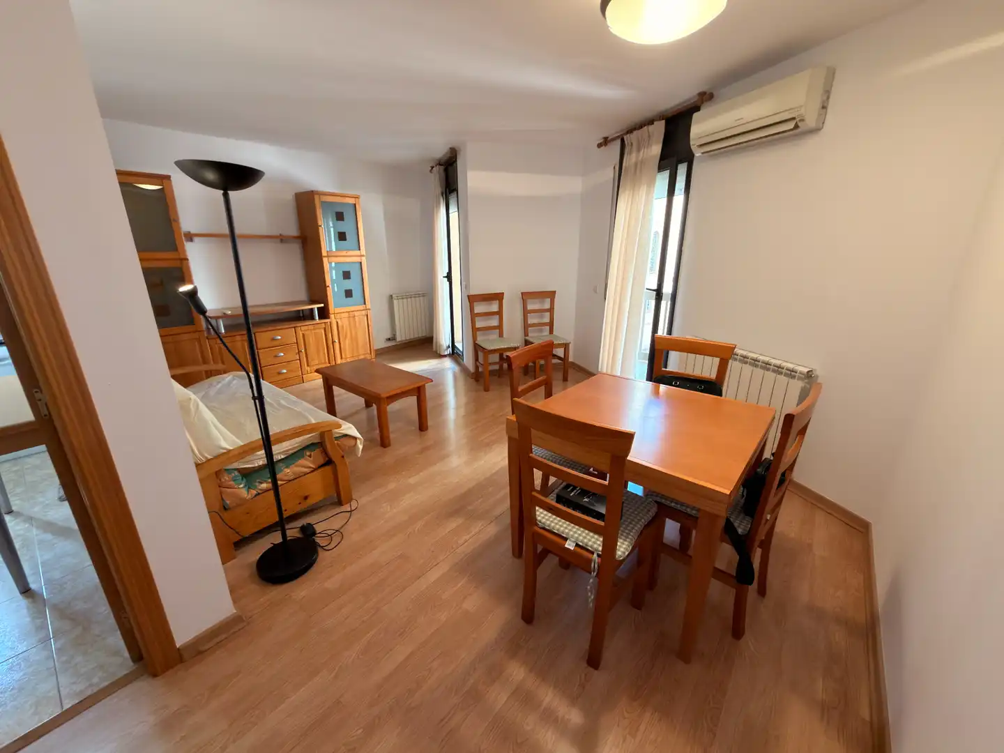 Sala d'estar de Pis en venda en Lleida amb Aire condicionat, Calefacció i Parquet