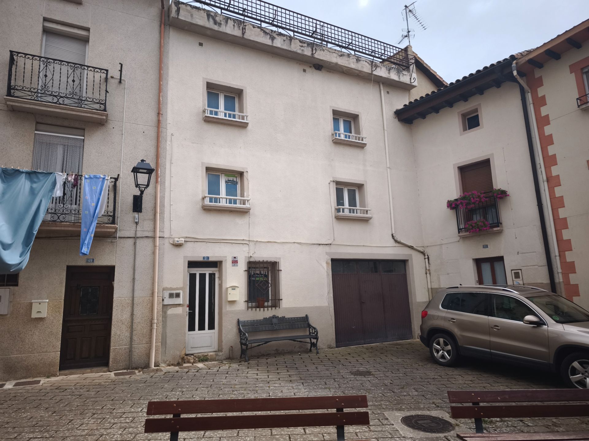 Vista exterior de Casa adosada en venda en Campezo / Kampezu amb Terrassa i Alarma