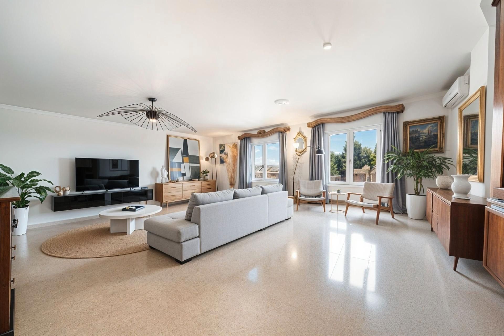 Sala d'estar de Pis en venda en  Palma de Mallorca amb Aire condicionat, Calefacció i Terrassa