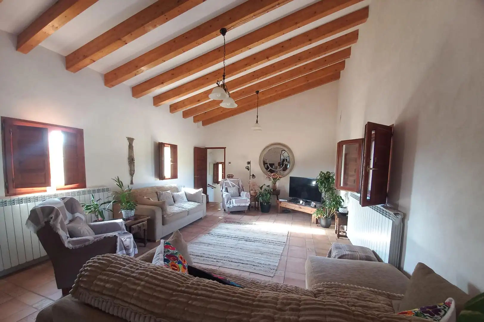 Sala de estar de Finca rústica en venta en Rasquera