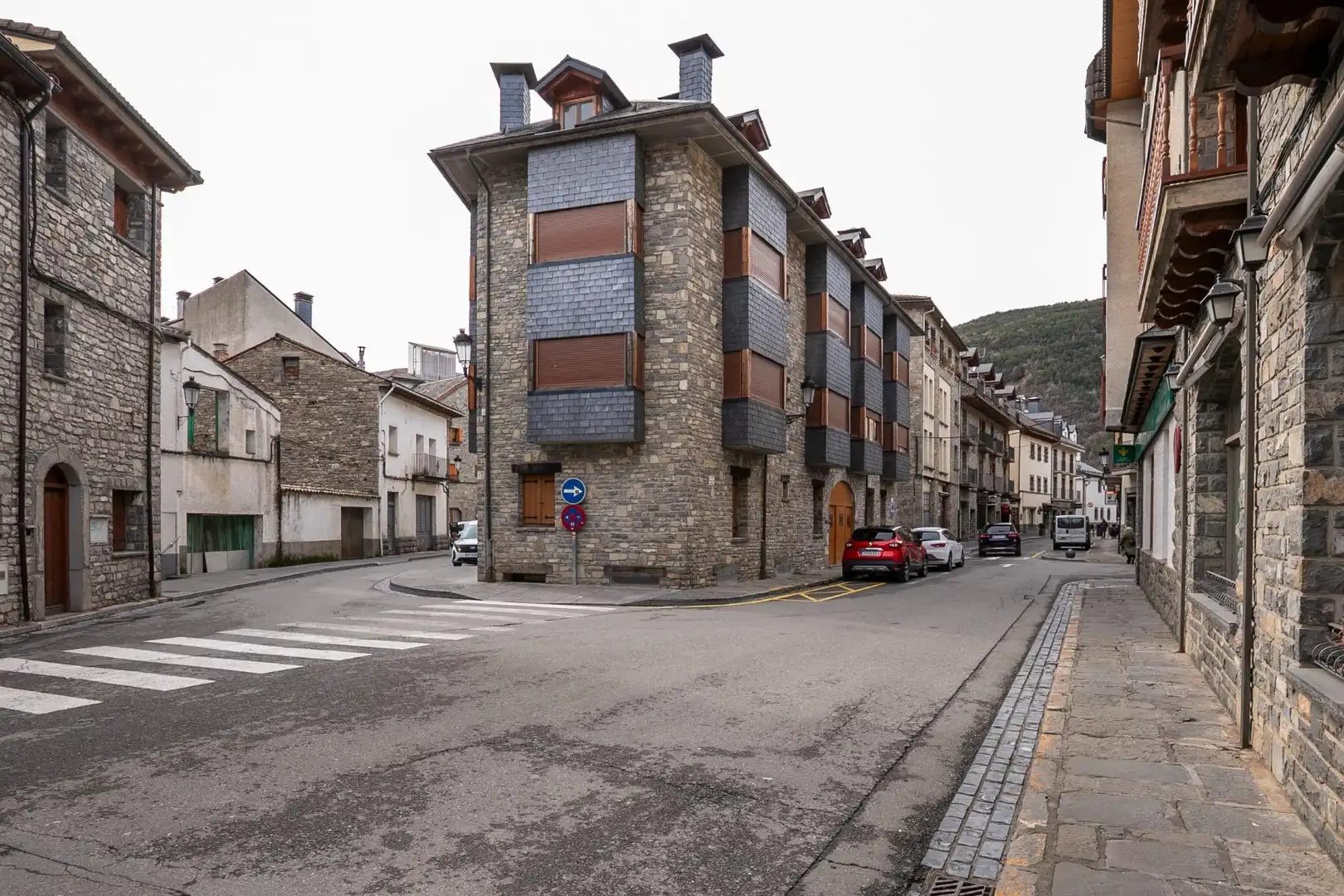 Exterior view of Flat for sale in Biescas  with Heating and Furnished