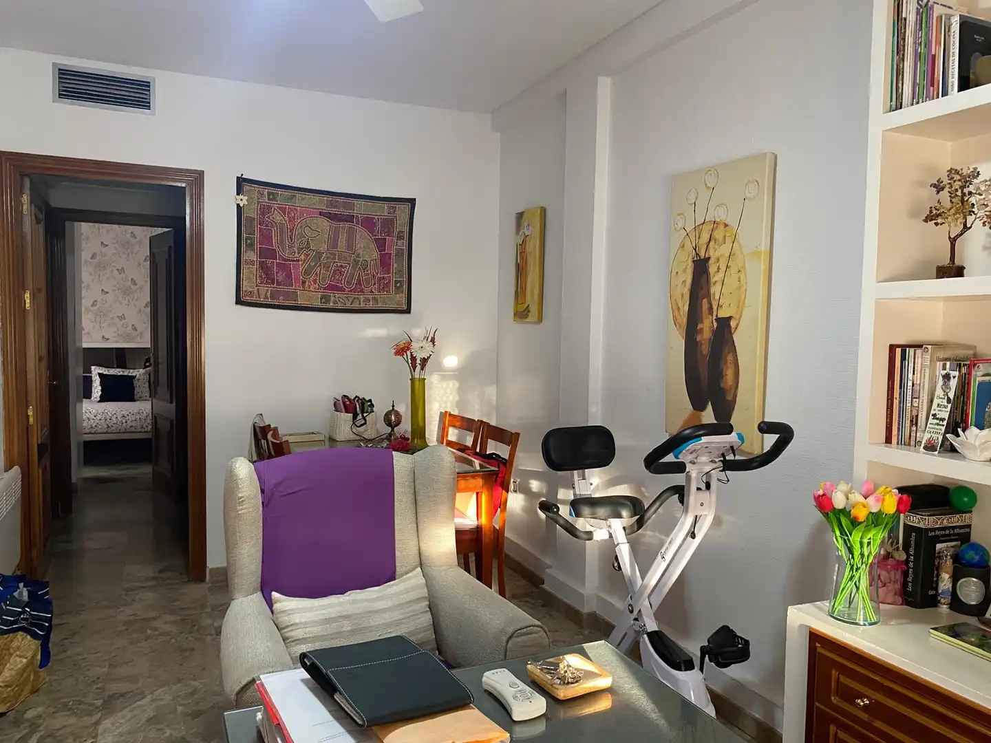 Living room of Flat for rent in Córdoba  with Air Conditioner, Heating and Furnished