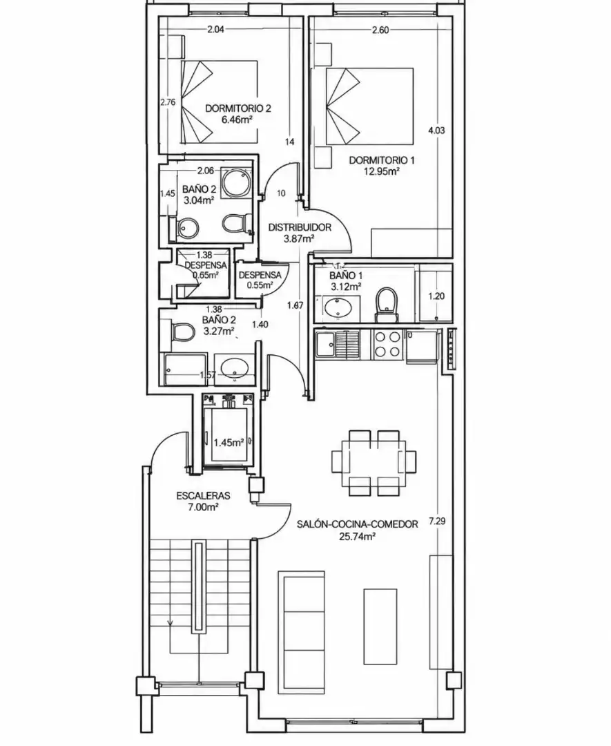 Appartement avec ascenseur à vendre à Rua Enrique Dequidt Hevia, imagen 20